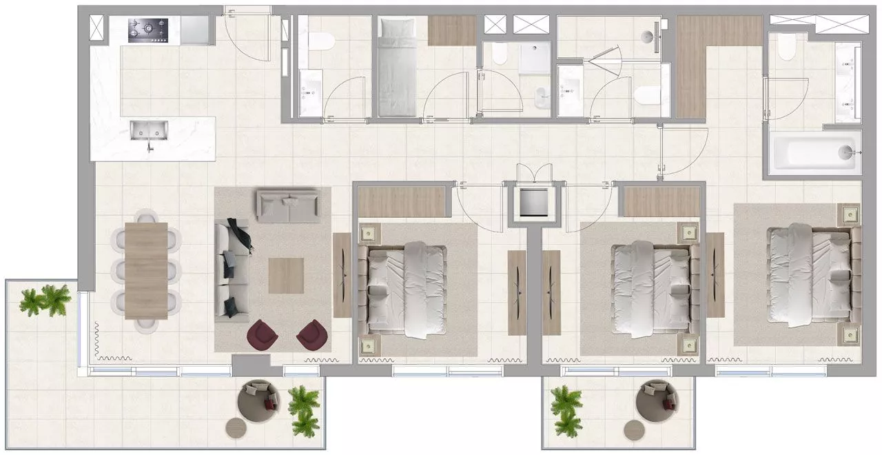 3 Bedroom